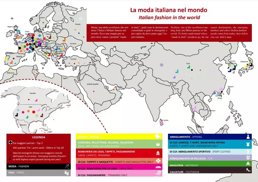 La moda italiana nel mondo – internazionalizzazione settore fashion