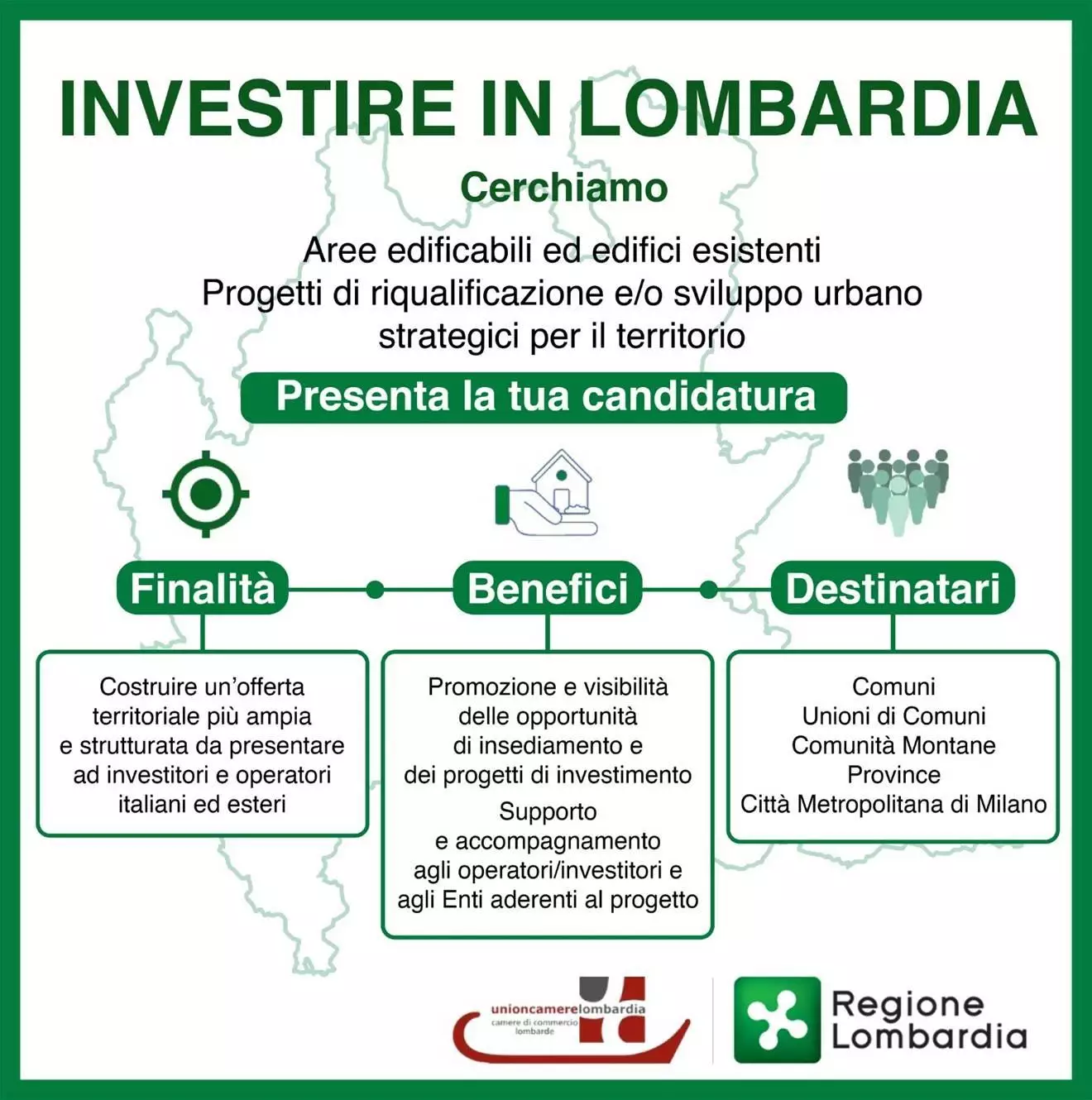 Attrazione investimenti in Lombardia – manifestazione di interesse online